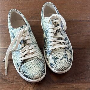 Women's Snake Print Sneakers